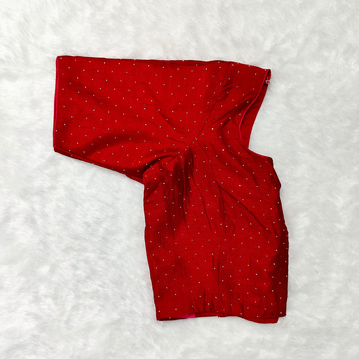Vichithra Drape Blouse ELB Red