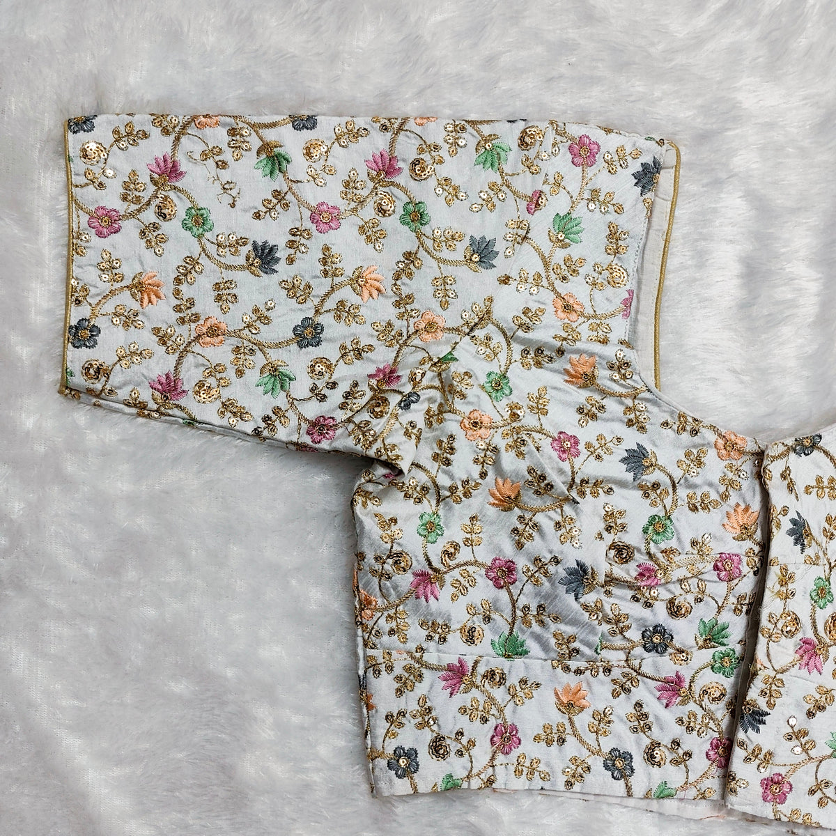 Multi Color ELB Floral Print Blouse