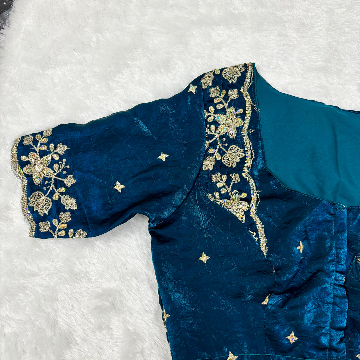Teal Embrace Glitter Exclusive Ladies Blouse (ELB)