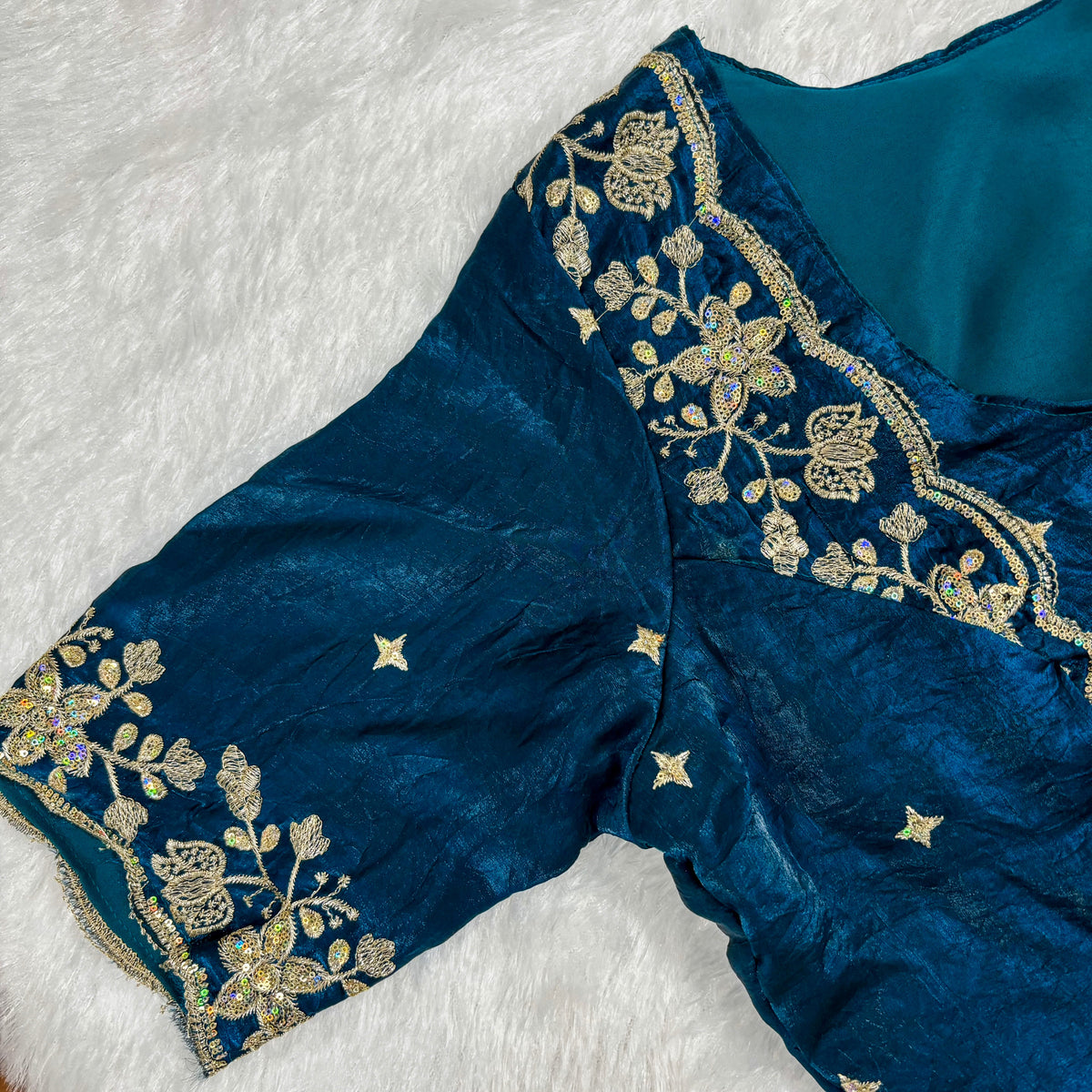 Teal Embrace Glitter Exclusive Ladies Blouse (ELB)