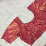Kora Silk ELB Pink with Gold Dots