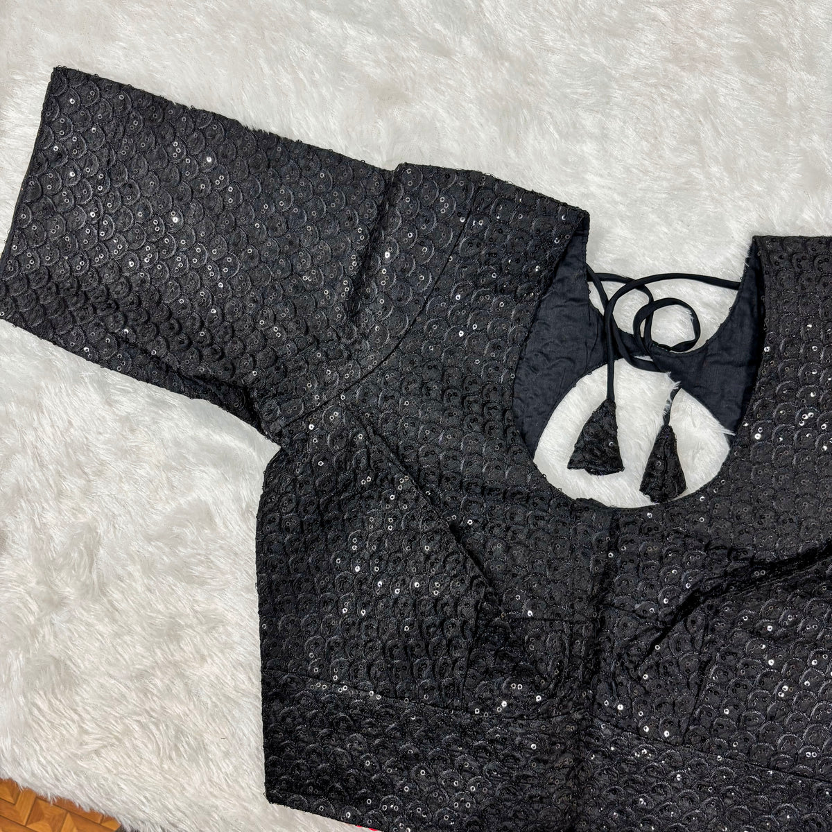 Glitter Black Party Wear