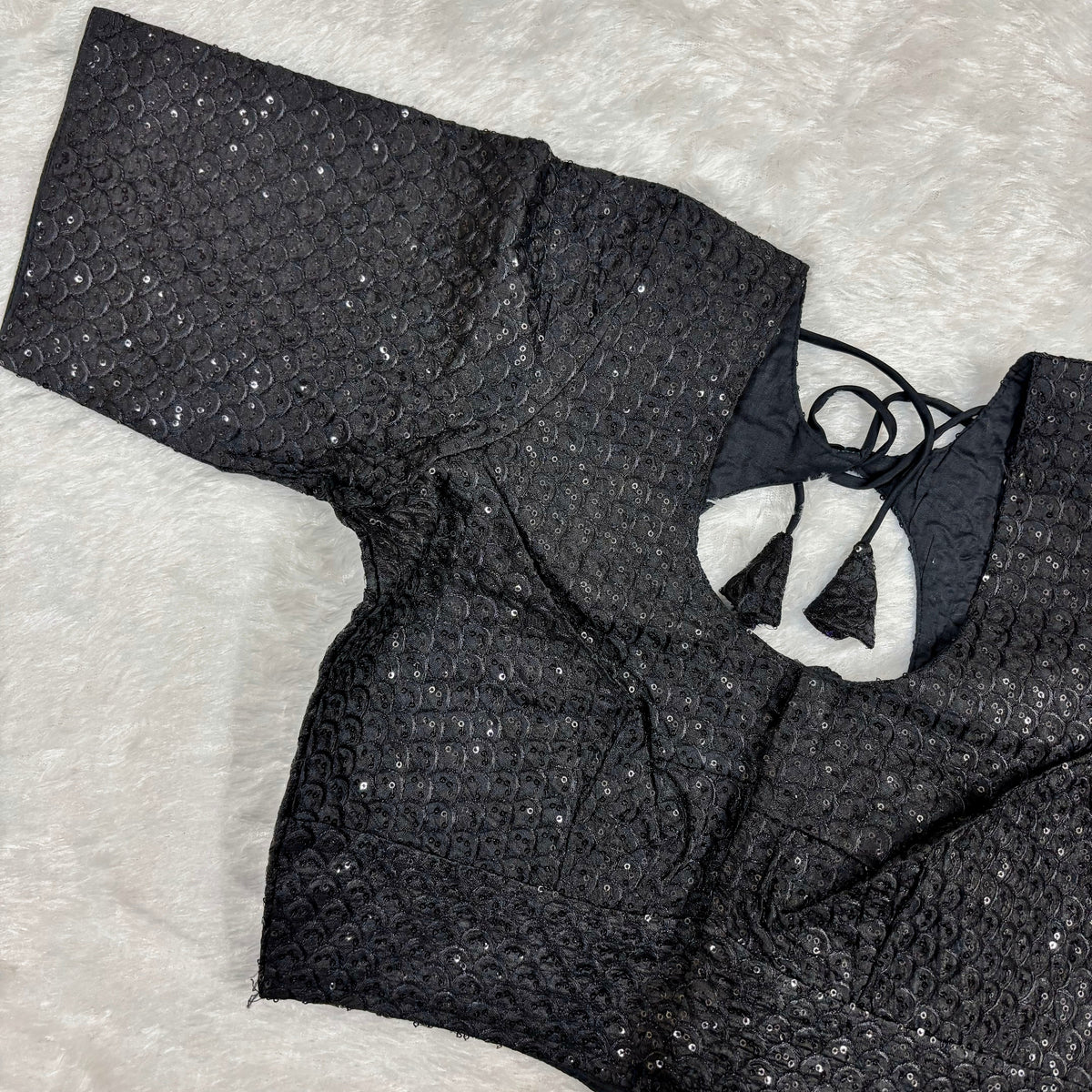 Glitter Black Party Wear