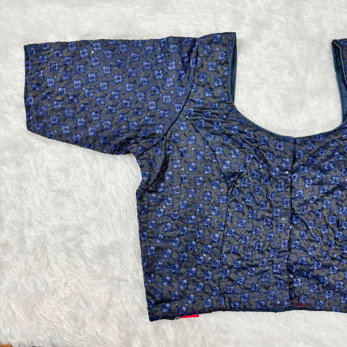 Subtle Embroidery ELB Lavender Blouse