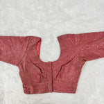 Pink Glitter Fendy Check Exclusive Ladies Blouse (ELB)