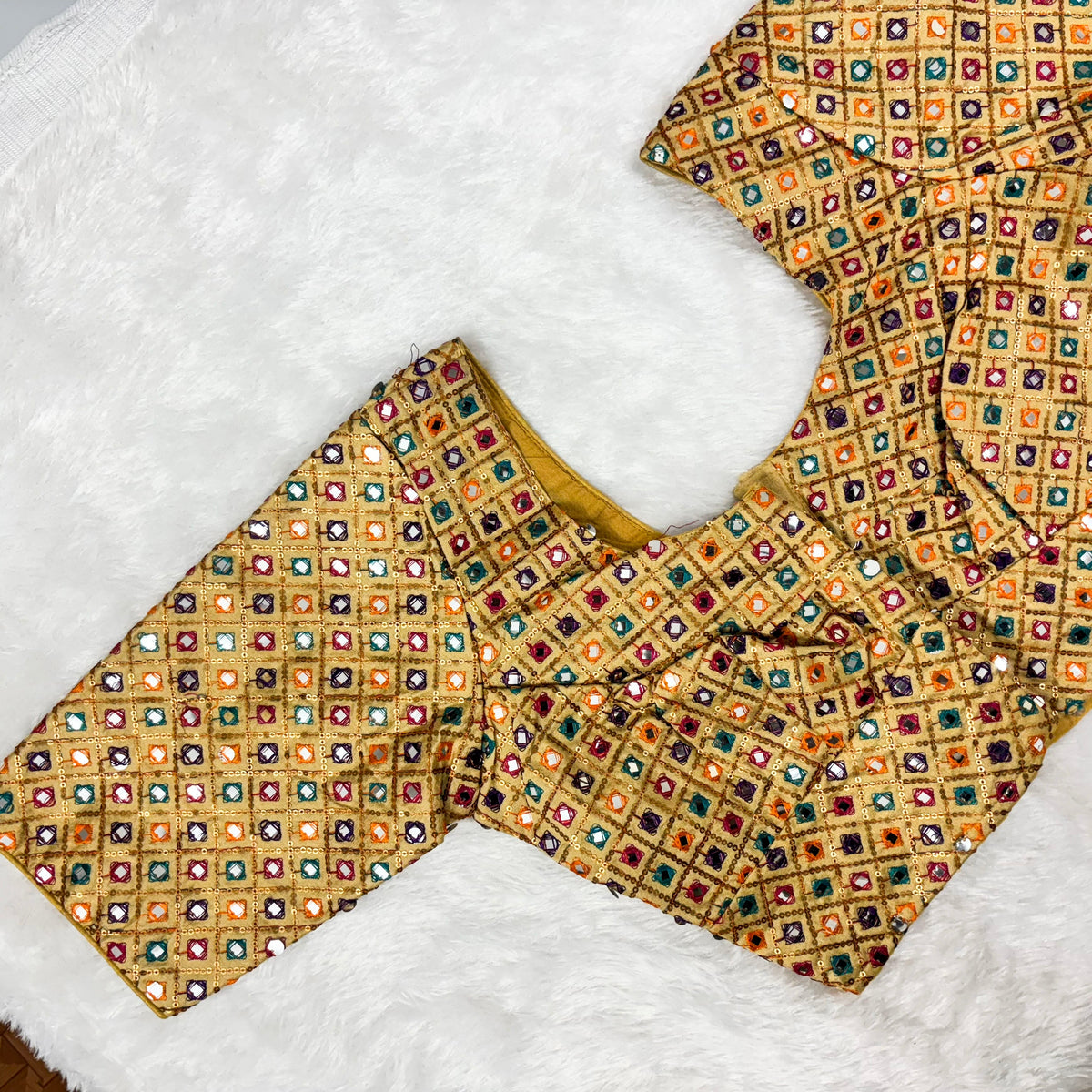 Diamond Delight Yellow Blouse