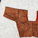 Zoba Copper Silk Blouse