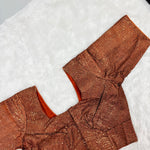 Zoba Copper Silk Blouse