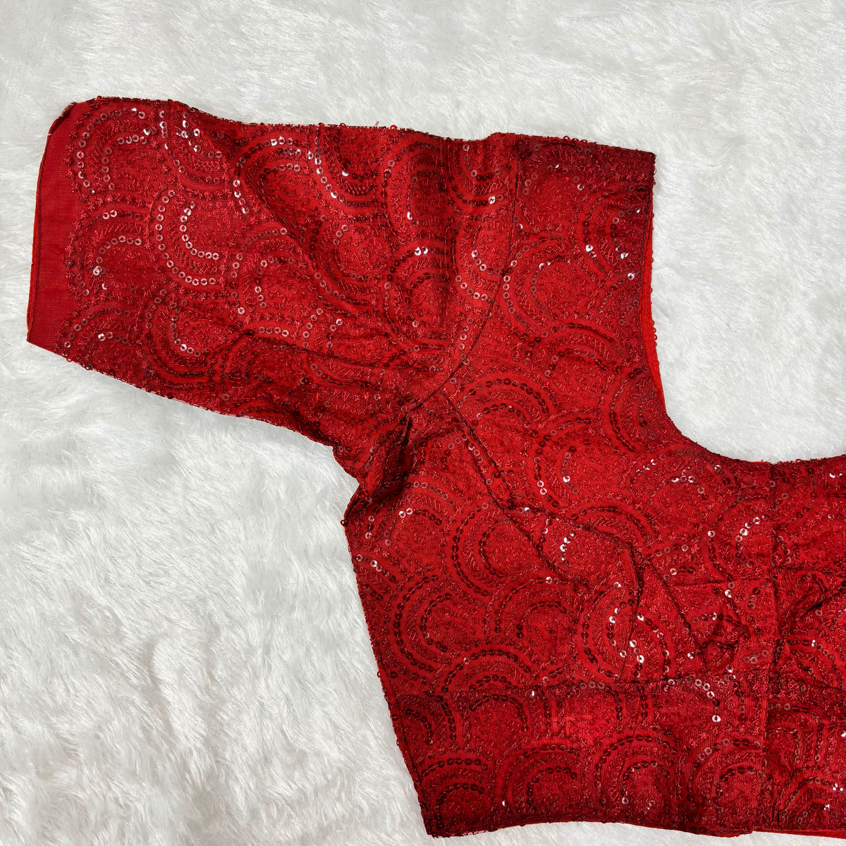 Malai Siply ELB Maroon Work Wear-Silk Blouse