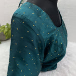 Teal Designer Premium Padded Blouse
