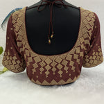 Designer Blousewith Golden Detailing