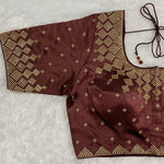 Designer Blousewith Golden Detailing