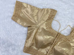 Gold Satin Designer Blouse