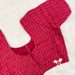 Everyday Wear Cotton Ikkat Red