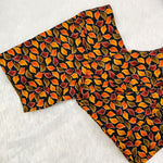 Everyday Wear Cotton Google Print Blouse in Orange and Black