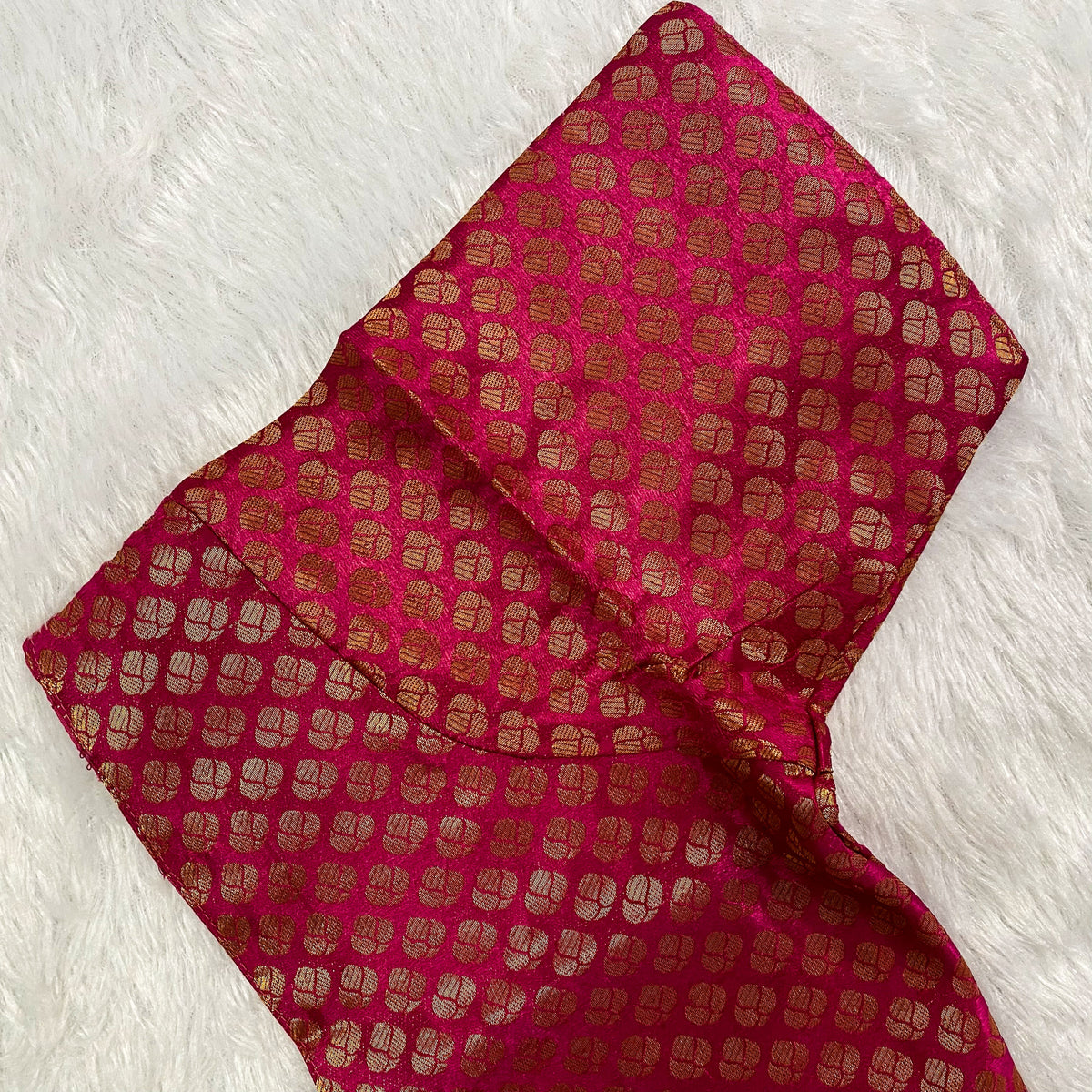 Rani Pink Brocade Cherry Blouse