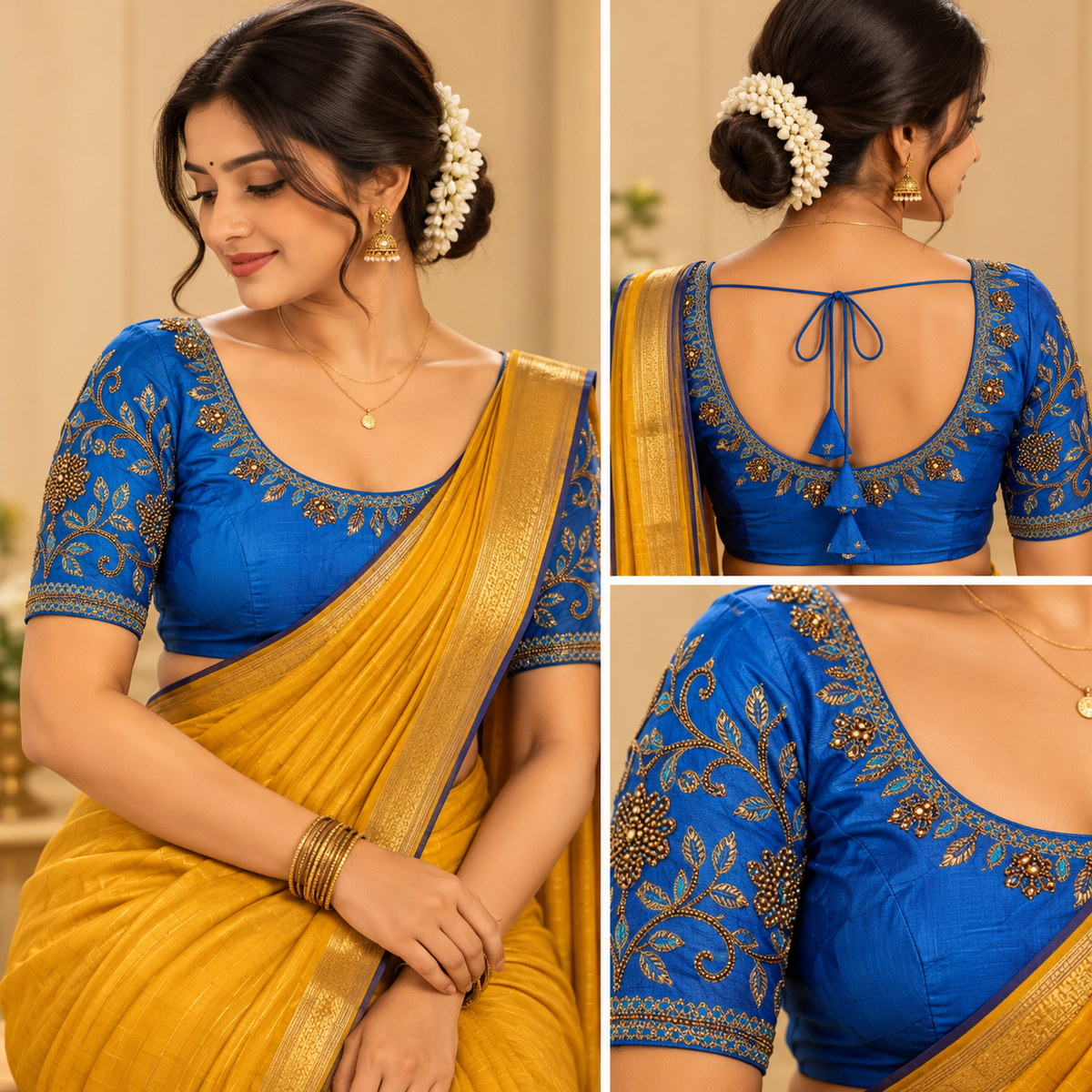 Ready-Made Aari Embroidery Blouse