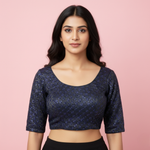 Subtle Embroidery ELB Lavender Blouse