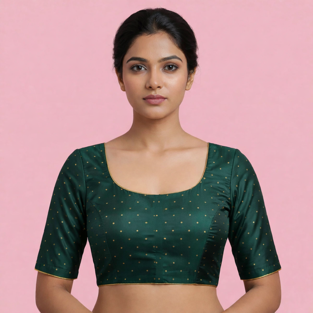 Teal Designer Premium Padded Blouse