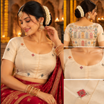 Royal Cosmos Embroidered Blouses
