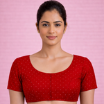 Vichithra Drape Blouse ELB Red