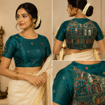 Royal Cosmos Embroidered Blouses