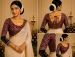 Ajrak Heritage Elbow Blouse